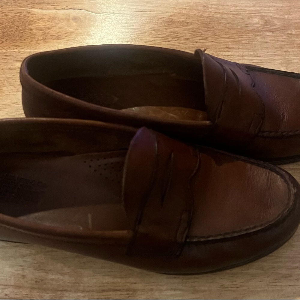 Sperry Women’s Brown Leather Penny Loafers - Picture 3 of 6